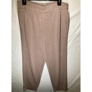 Danskin Women's Luxe Retro Jogger Pants, Brown, Large